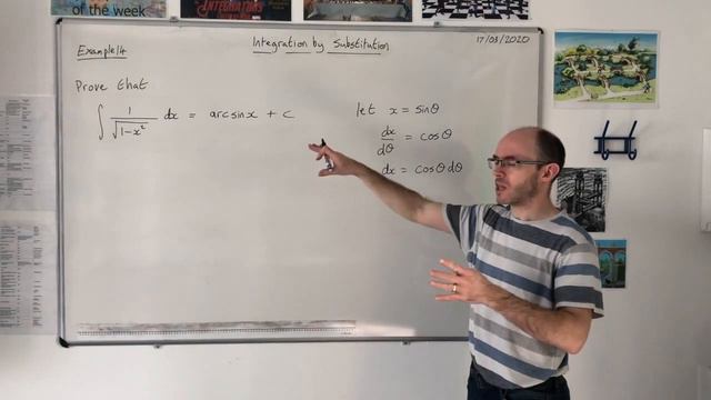 Integration by Substitution - Integrate 1/√(1-x^2 ) to get arcsinx + c смотреть онлайн