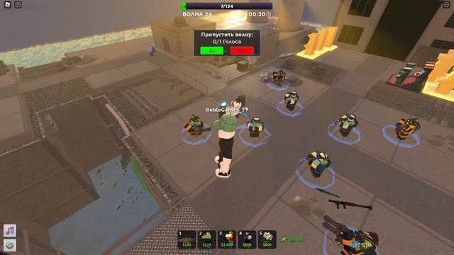 СОЗДАЛ АРМИЮ ЭЛЕКТРОМИНИГАНОВ в Roblox Tower Defense Simulator смотреть онлайн