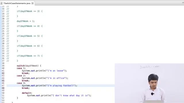 Java Placement Course _ Switch-Case & Homework Test _ Lecture 9 смотреть онлайн