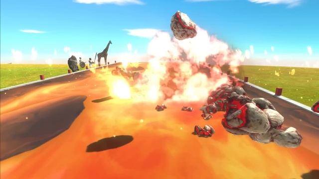 Epic Cannon and Lava Pool - Animal Revolt Battle Simulator смотреть онлайн