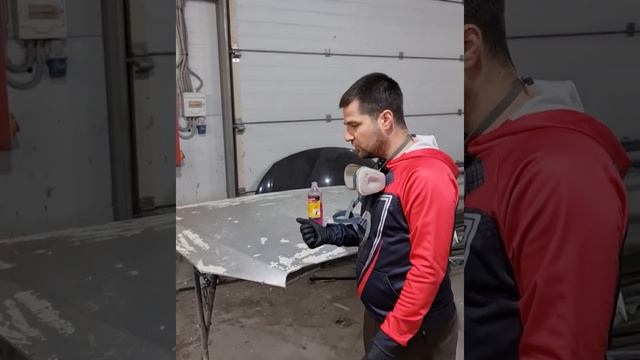 Два вида смывки краски тестирую на одном капоте! смотреть онлайн