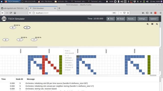 Time Slotted Channel Hopping (TSCH) network simulator tutorial смотреть онлайн