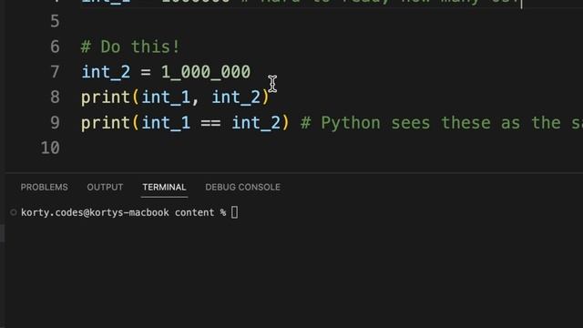 Denoting Big Numbers in PYTHON смотреть онлайн