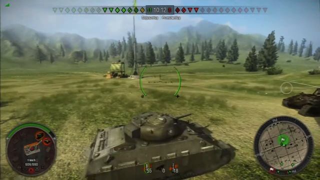 World of Tanks na mapie WESTFIELD смотреть онлайн