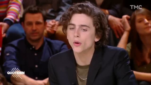 (English Subtitles)Timothée Chalamet SPEAKING FRENCH!! - Quotidien 1/18/2019