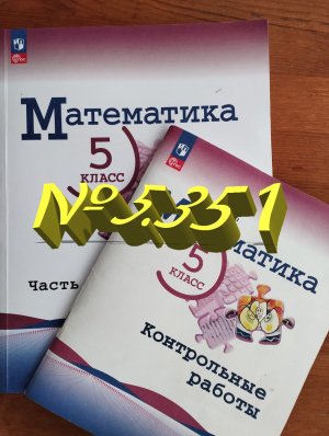математика 5 класс номер 5.351