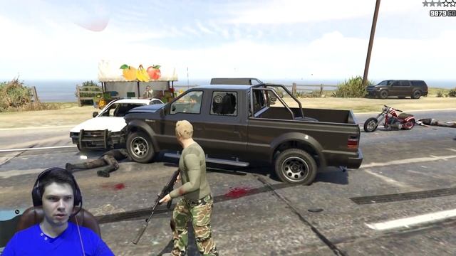 УАЗ 469 для GTA 5. Выручает в разборках. смотреть онлайн