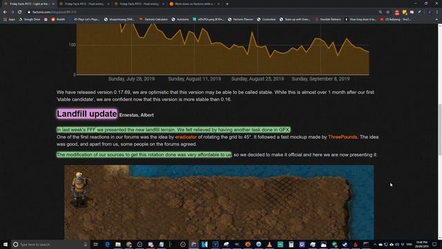 Factorio Friday Facts #313 - Light at the end of the bug tunnel & Landfill update смотреть онлайн