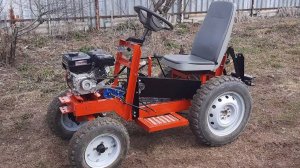 Обзор минитрактора с реверс-редуктором.