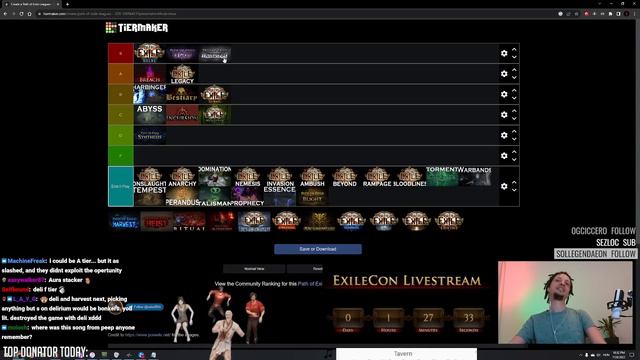 [PoE] The league tierlist - ranking all Path of Exile leagues - Stream Highlights #744 смотреть онлайн