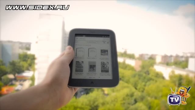 Sidex.ru: Обзор ридера Barnes & Noble Nook Simple Touch with Glowlight смотреть онлайн