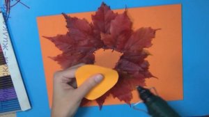 Осенние поделки из природного материала | Поделки из листьев и веток