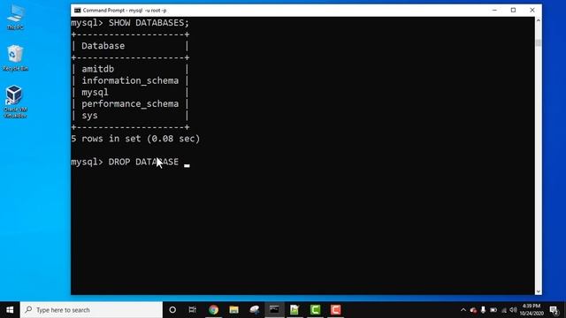 How to Drop a Database in MySQL смотреть онлайн