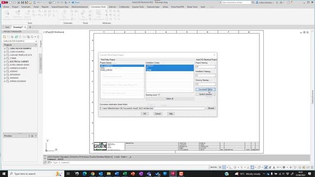 AutoCAD Electrical 2023 – PromisE Conversion смотреть онлайн