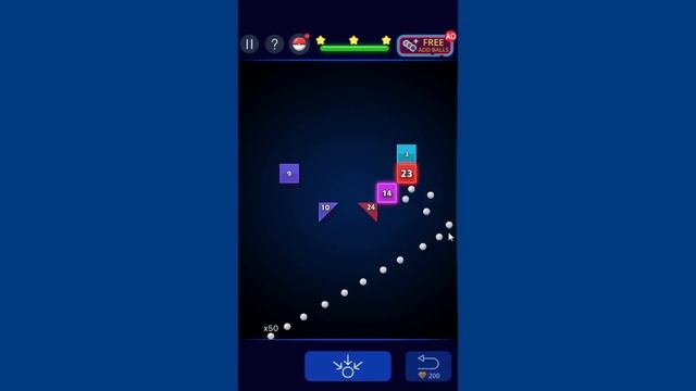 Bricks VS Balls Gameplay LEVEL 1 TO 20(No Boosters) смотреть онлайн