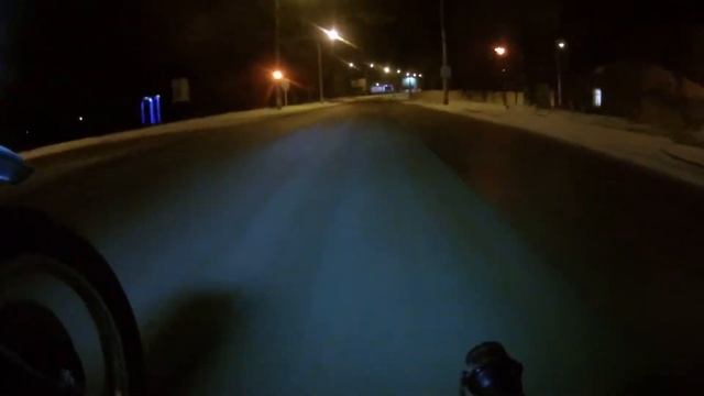 Зимний-ночной сити-райд на ИЖ ЮПИТЕР 3 смотреть онлайн