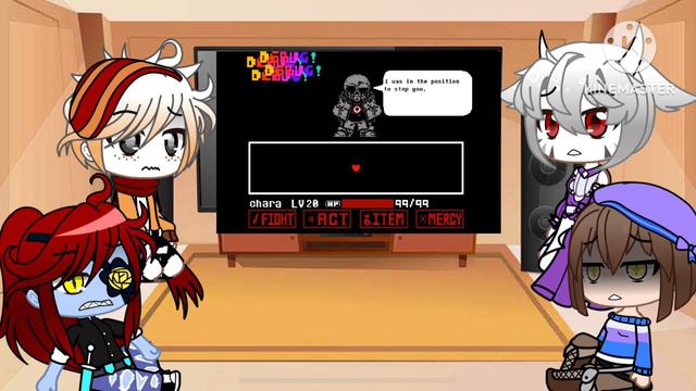 Undertale reacts to: Killer sans смотреть онлайн