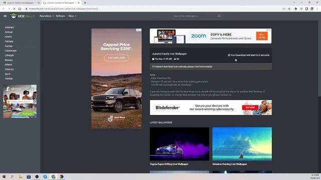 How to set a live wallpaper on pc! смотреть онлайн