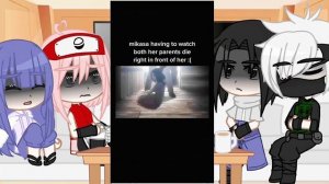 Реакция команды 7(+Хината) на прошлую жизнь Наруто||Наруто×Эрен||1/1||