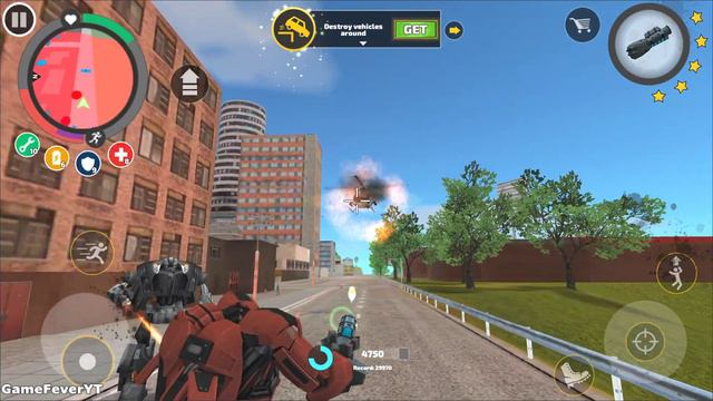 Rope Hero: Vice Town (Transformer Ball Destroy Wind Intelligent Robot)RoboBall - Android Gameplay H смотреть онлайн