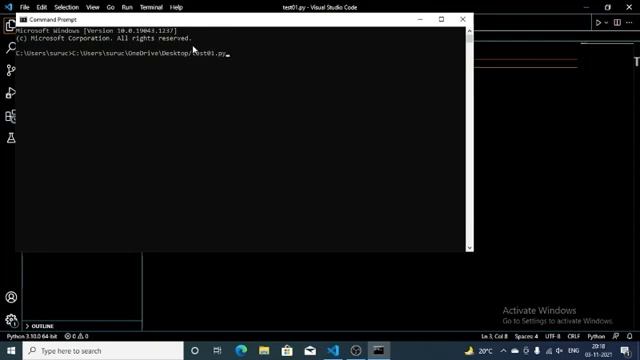 How To Run python programmes through CMD Using Visual studio|Python Setup part-2 in Hindi|| смотреть онлайн