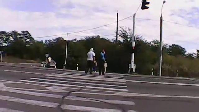 анапа переход на красный светофор