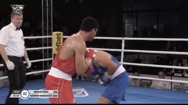Rahim Gonzales (USA) vs. Hambardzum Hakobyan (ARM) Strandja Tournament 2023 Final (80kg) смотреть онлайн