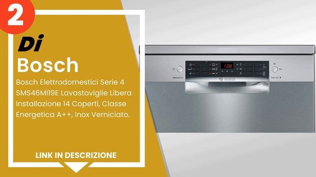 Le 4 migliori lavastoviglie Bosch a basso consumo energetico смотреть онлайн