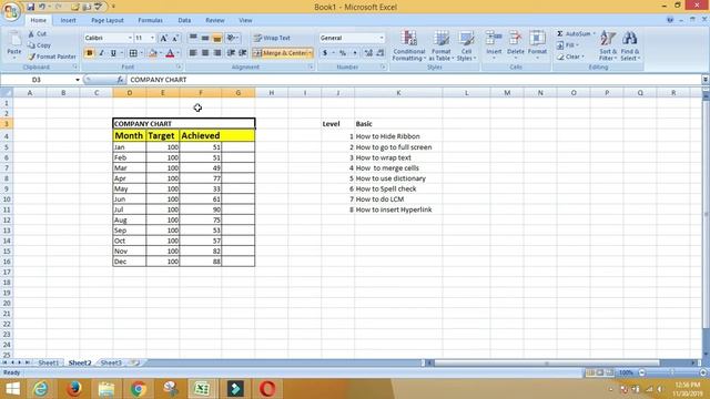 Free Excel Tutorial , How to merge cells, Hyperlink wrap text in excel, Dictionary, Spelling check смотреть онлайн