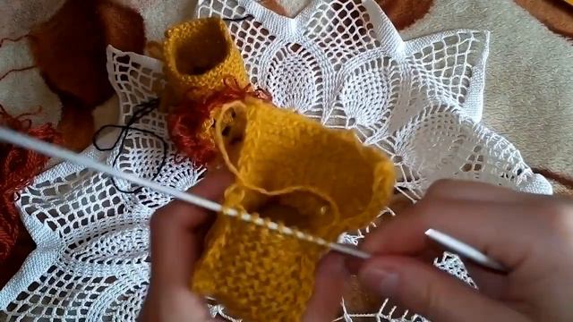 #пинетки#спицами#    Пинетки. 