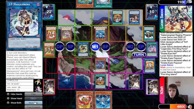 N3sh Vs Lucas Sacco Post PHNI YuGiOh Match смотреть онлайн