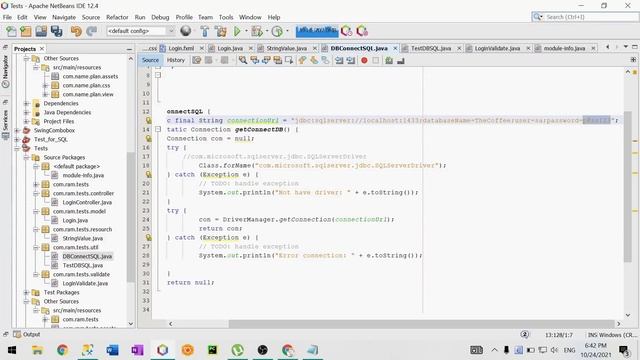 Maven Netbean connect SQL смотреть онлайн