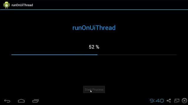 Android runOnUiThread to update UI from Background Thread смотреть онлайн