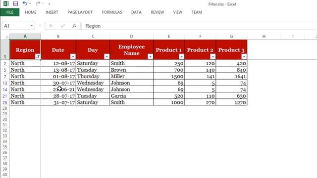Filter Data in Excel Filter by Date Filter by Cell Colour Filter Top 10 смотреть онлайн