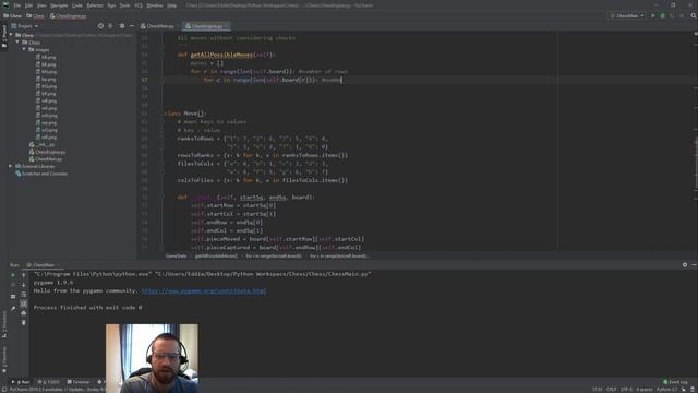 Chess Engine in Python - Part 3 - Undo moves, start generating valid chess moves смотреть онлайн