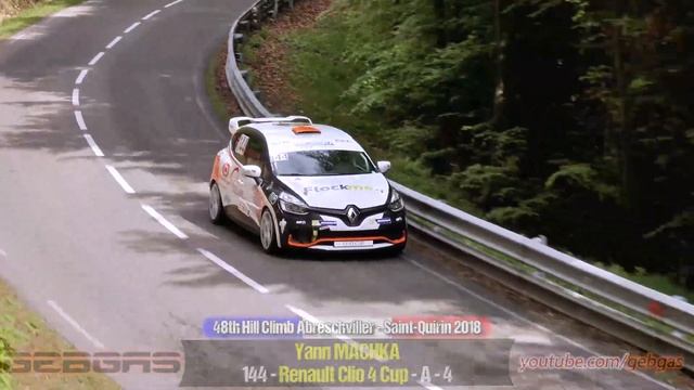 Renault Clio 4 Cup - Yann MACHKA - HILL CLIMB - 2018 - Abreschviller-St. Quirin смотреть онлайн