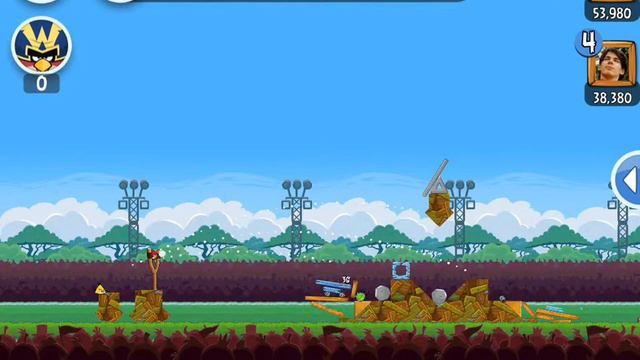 Турнир Angry Birds Friends Tournament Неделя 66 (19 авг. 2013) Уровень 2 - Прохождение на 3 Звезды смотреть онлайн