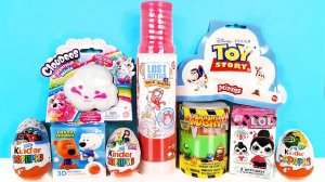 СЮРПРИЗ MIX! Cloudees, Мимимишки, Toy Story, Куклы LOL, Феи Диснея, Машинки Unboxing Kinder Surprise