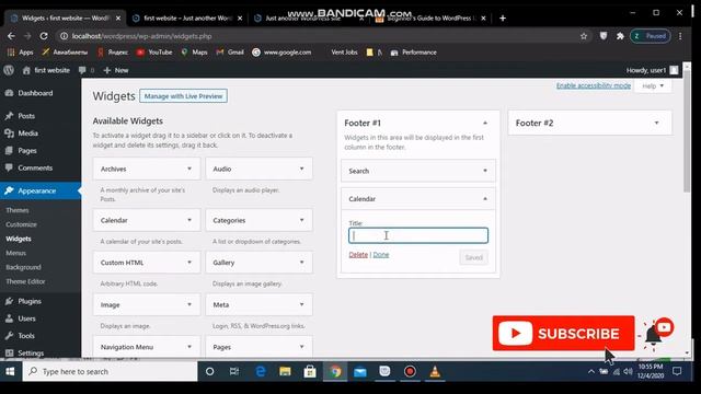 Widgets In WordPress in Urdu/Hindi | lec#7|