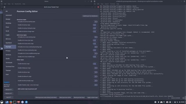 ArcoLinux : 3329 Building an ArcoLinux iso on RebornOS + VirtualBox test - 2/2 смотреть онлайн