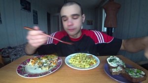 МУКБАНГ/АСМР РЫБА ЗАПЕЧЕННАЯ/ МАКАРОНЫ С ПЕРЦЕМ /БУТЕРБРОДЫ/ УЖИН /ОБЖОР/ ОБЕД /ASMR/Mukbang #294