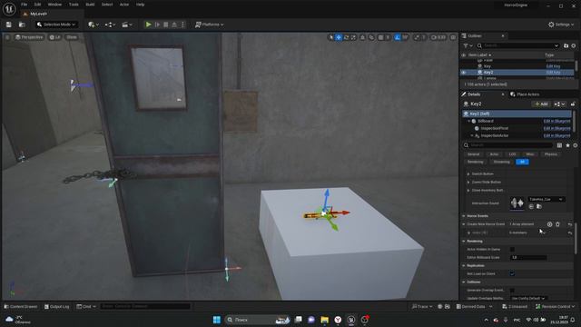 Unreal Engine 5-My Horror(Tutorial 8#) Horror engine/Door Key Password смотреть онлайн