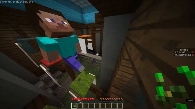 Прохождение паркур карты ABCDE в майнкрафт! смотреть онлайн