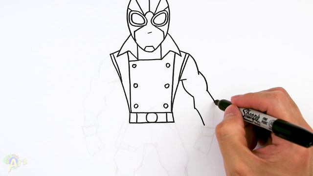 How to Draw Noir Spider-Man Suit смотреть онлайн