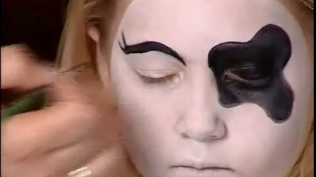 Мастер класс аквагрим Далматинец. Face painting (faceart) Dalmatian. смотреть онлайн