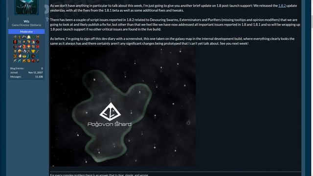 Stellaris Dev Diary #89 / Patch 1.8.2 – Borderline Cool ;-) (Text & Talk) смотреть онлайн