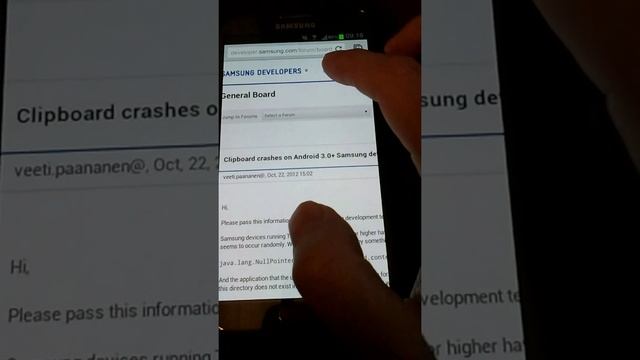Samsung Copy & Paste Crash смотреть онлайн