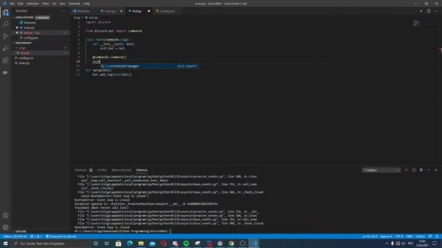 Live Python Coding | Programming / Coding a Discord Bot смотреть онлайн
