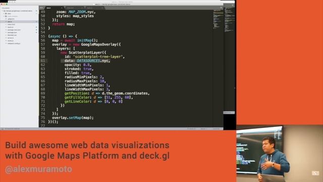 Alex Muramonto - Build web data visualizations with Google Maps Platforms - Manchester Web Meetup смотреть онлайн
