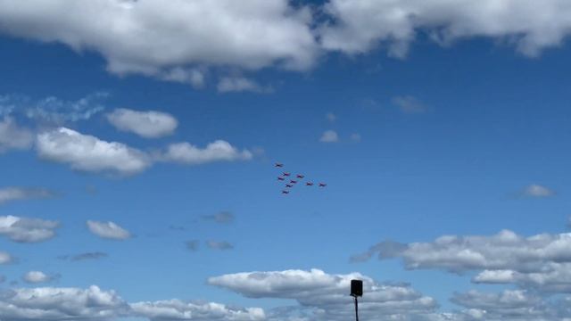 Royal Air Force Red Arrows 2019 New York Air Show Performance смотреть онлайн